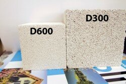 Ячеистый бетон различной плотности